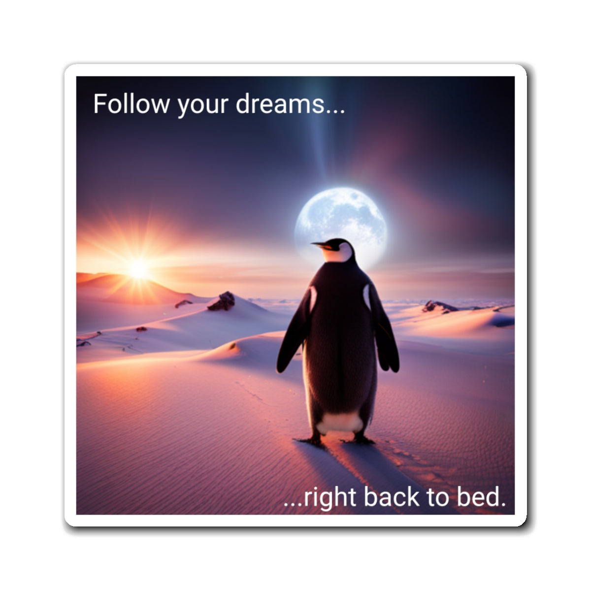 Penguin Motivation Magnets